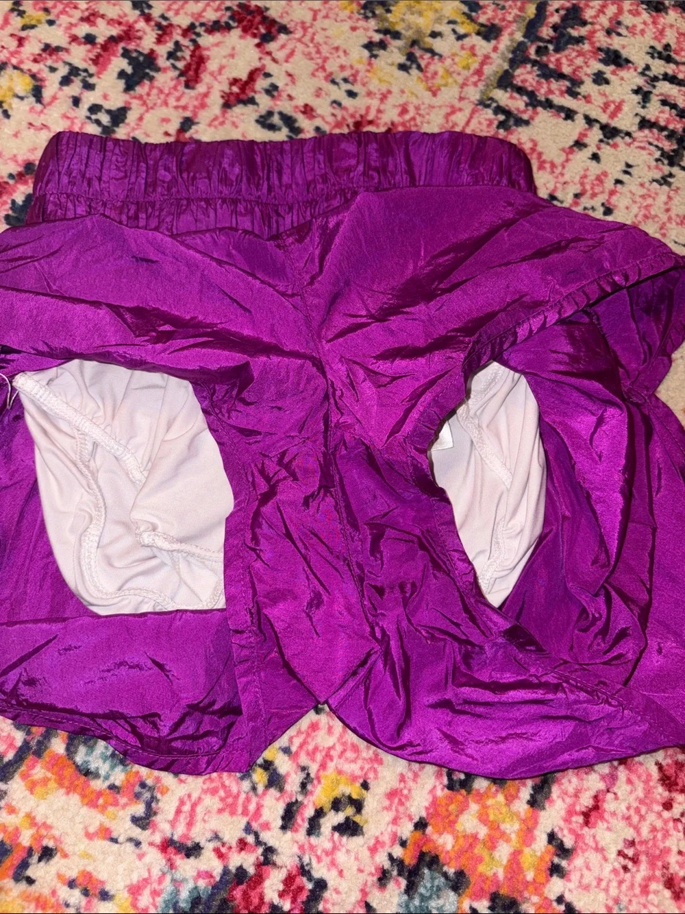 Free People Fuchsia Athletic Shorts